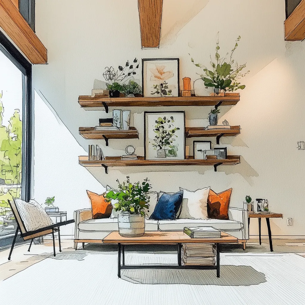Minimalist living rooom